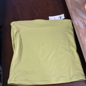 Abercrombie and fitch lime Green Tube Top